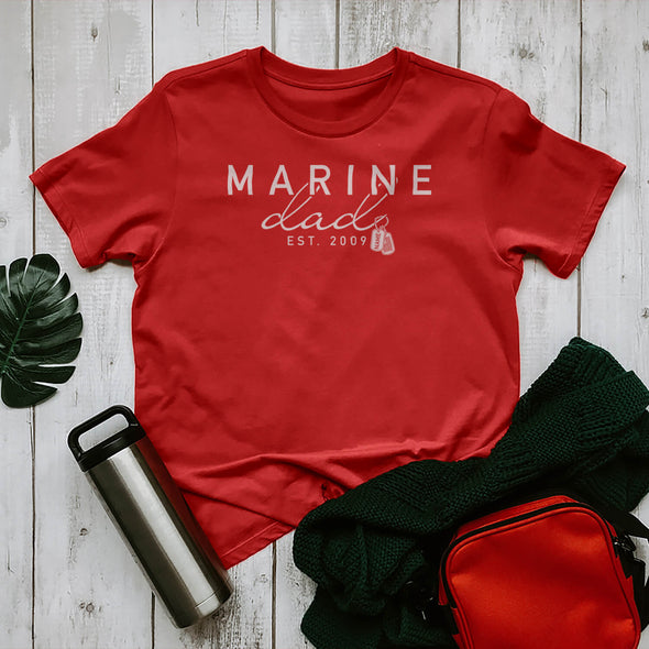 Personalized Military Mom Family EST T-shirts