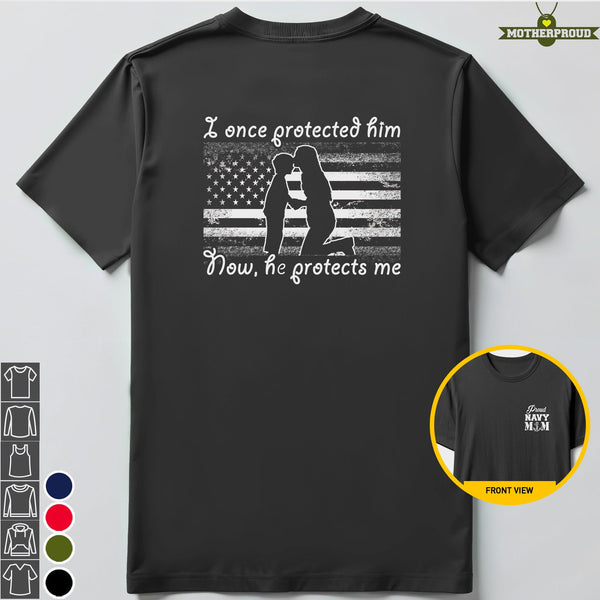 US Navy Mom Once Protected Flag T-shirts