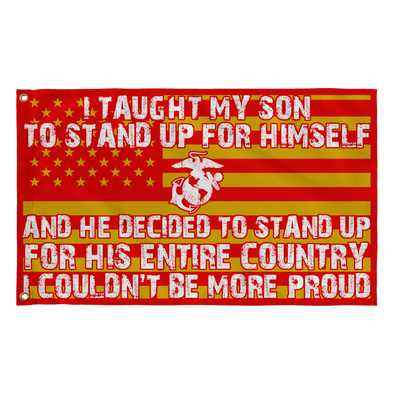 Marine Mom Couldn't Be More Proud Flag - MotherProud