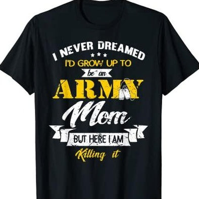 FAMILY 365 Army Mom Tee Gift Military Mother T-Shirt