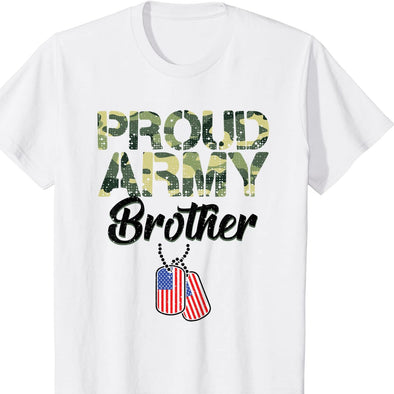 Funny Proud Army Brother T-Shirt