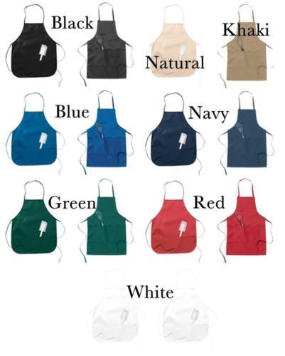 Embroidered Navy Mom Apron Dog Tags Customizable - MotherProud