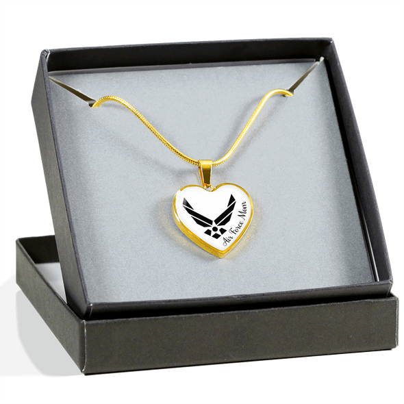 Air Force Mom Silver Gold Snake Bangle Necklaces - MotherProud