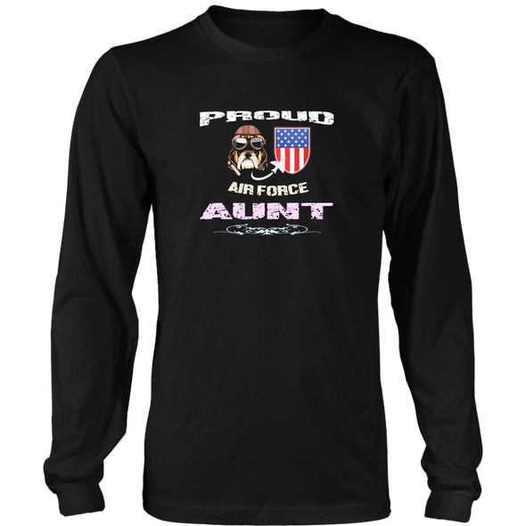 Gift Proud Air Force aunt shirt Pride USArmy - MotherProud
