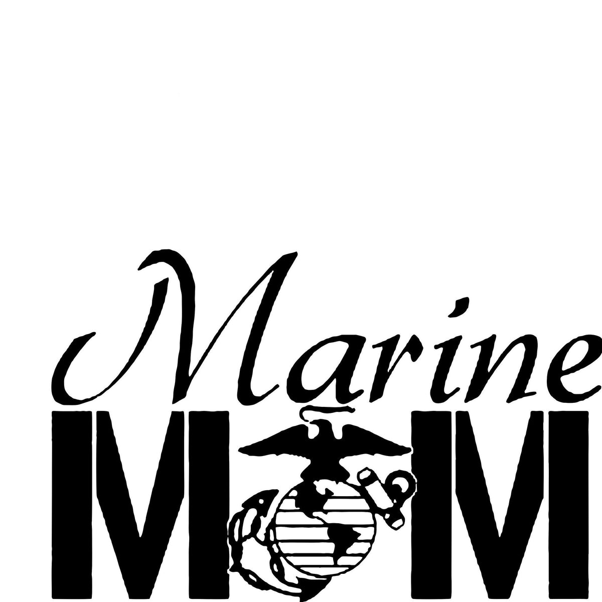 Marine Mom Veteran Decal Motherproud 