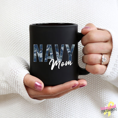 Proud Navy Mom mug