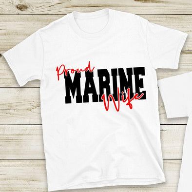 Proud Marine wife Shirt