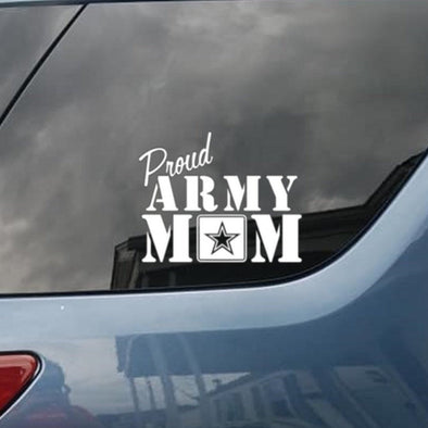 Proud Army Mom Outdoor Decal