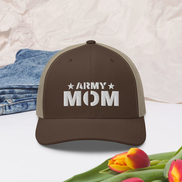 Army Mom Trucker Cap hat