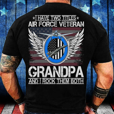 Air Force Veteran Grandpa T-Shirt