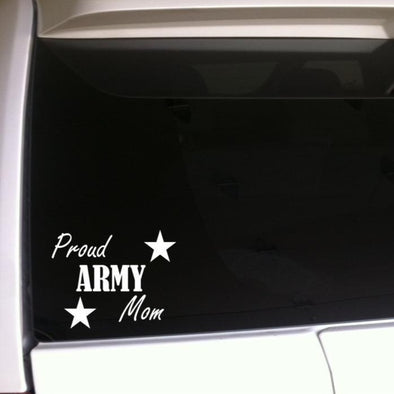 Proud Army Mom Car Decal Vinyl Sticker