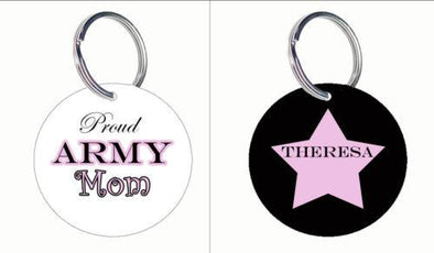 Proud Army Mom Personalized Key ring - MotherProud