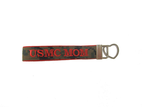 Marine Mom Customizable ACU Name Tape Key Chain - MotherProud