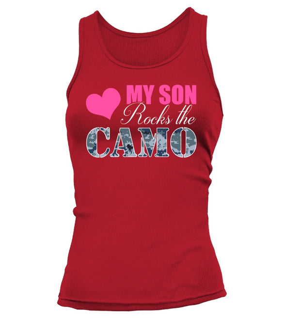 Navy Mom Rocks Camo T-shirts - MotherProud