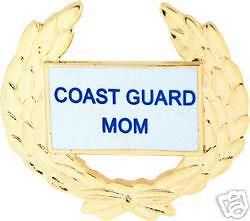 Hat Lapel Push Tie Tac Pin Coast Guard Mom - MotherProud