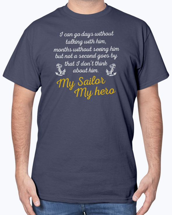 Proud Navy Mom Always Think About T-shirts - MotherProud
