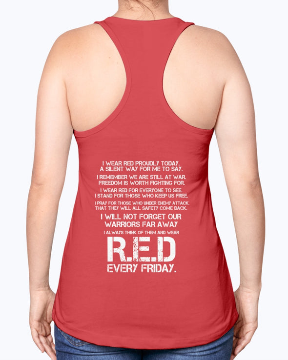 Wear RED Every Friday T-shirts - MotherProud