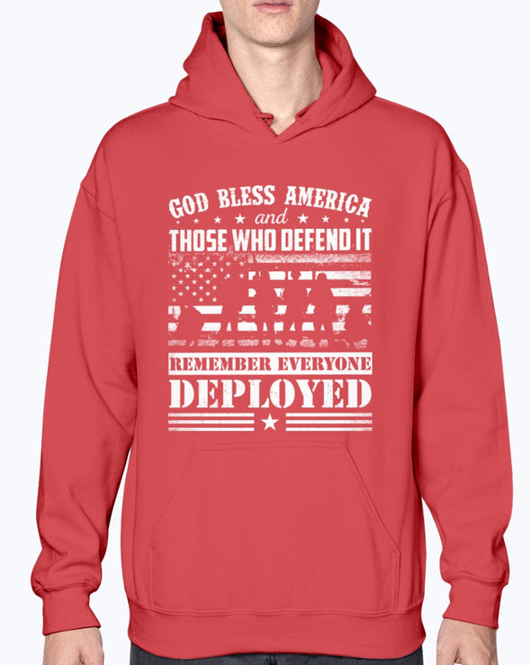 Red Friday God Bless America USA T-shirts