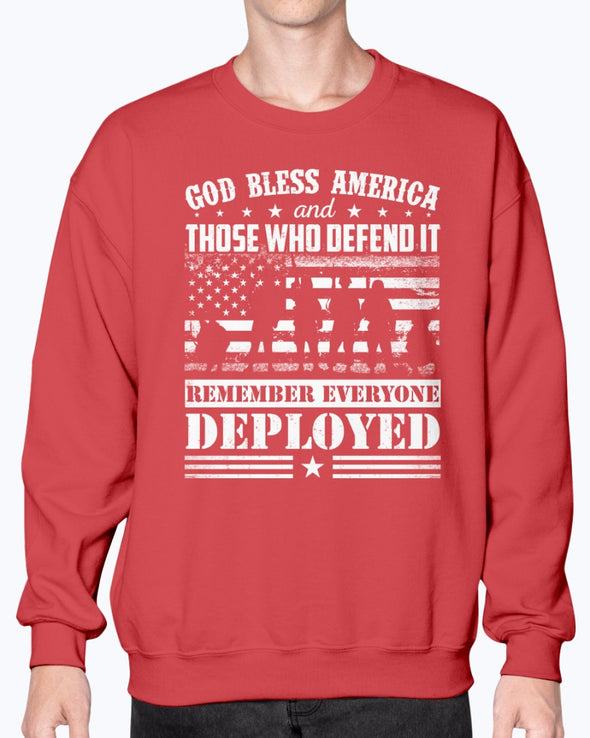 Red Friday God Bless America USA T-shirts