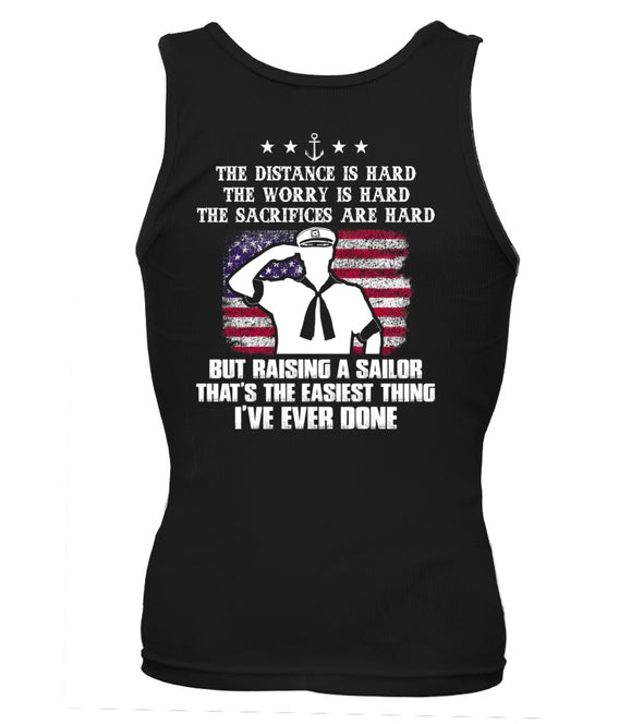 Navy Mom Easy Raising Sailor 2-Sides T-shirts - MotherProud