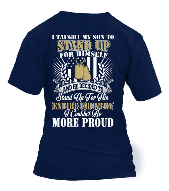 Veteran's Mom Couldn't Be More Proud T-shirts - MotherProud