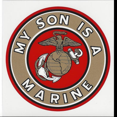 My Son is a Marine Sticker - MotherProud