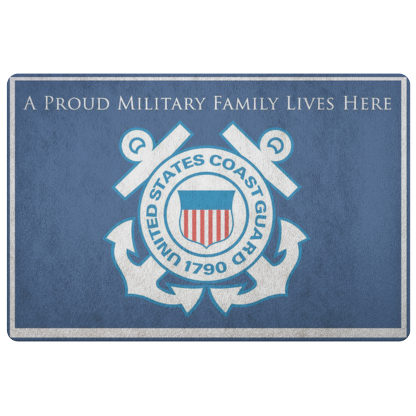 A Proud Military Family Lives Here Doormat