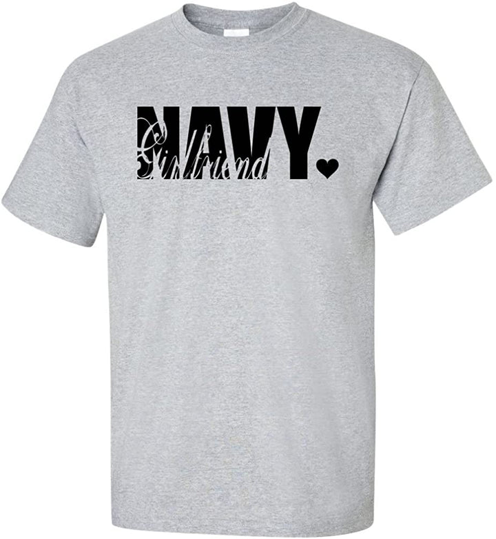 Navy Girlfriend Cute T-shirts