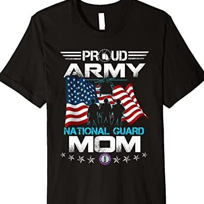 Proud Army National Guard Mom T-Shirt