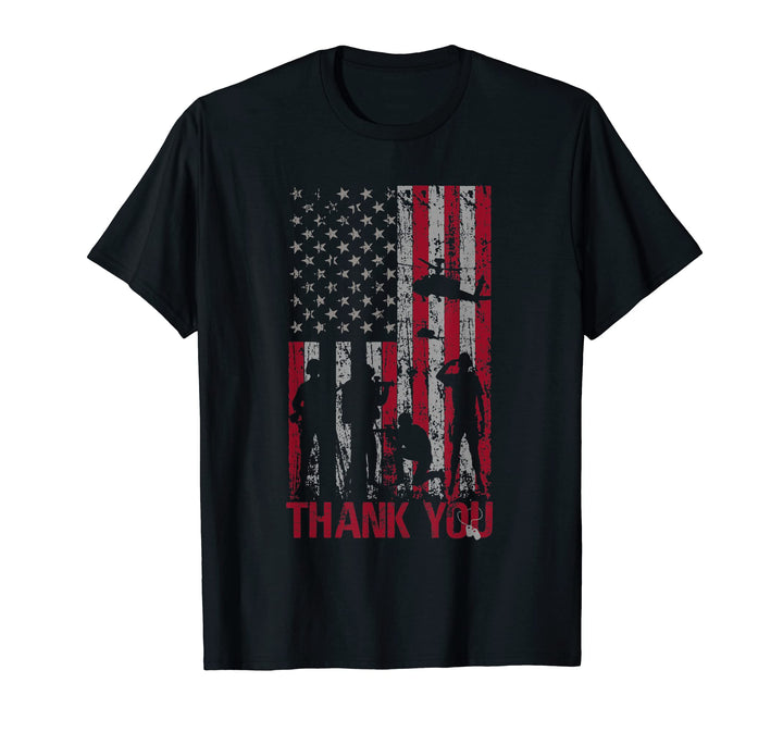 Memorial Day Military Family Thank You T-shirts