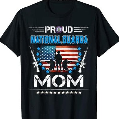 Proud Army National Guard Mom T-Shirt
