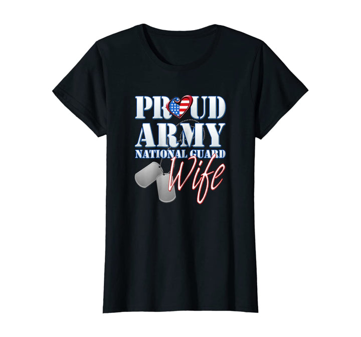 Proud Army National Guard Wife T-shirts