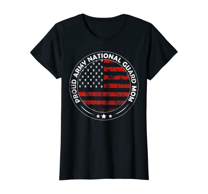 Proud Army National Guard Mom T-shirts