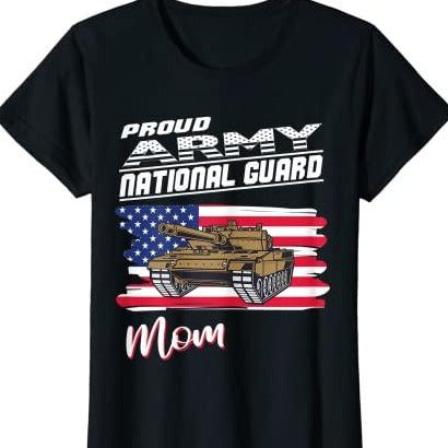 Proud Army National Guard Mom T-Shirt