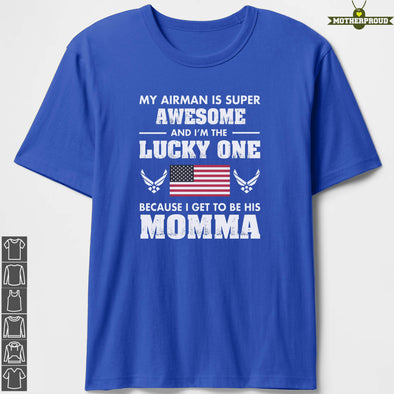 Air Force Mom Lucky One T-shirts