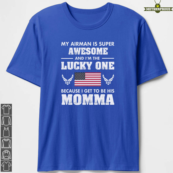 Air Force Mom Lucky One T-shirts