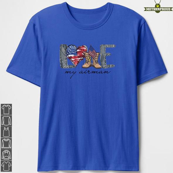 Air Force Family Love My Symbol T-shirt