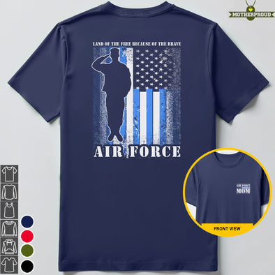 Air Force Mom Land Brave T-shirts