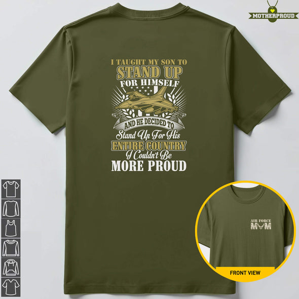 Air Force Mom More Proud Plus T-shirts