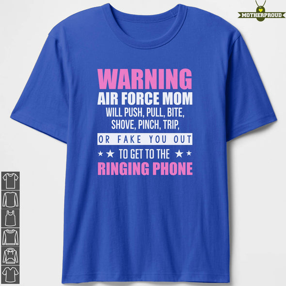 Air Force Mom Ringing Phone T-shirts