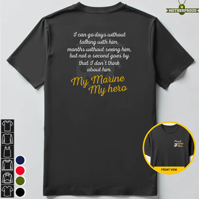Always Miss Him Marine Mom T-shirts