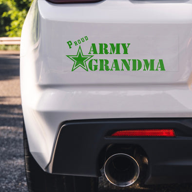 Army Grandma Bumper Sticker