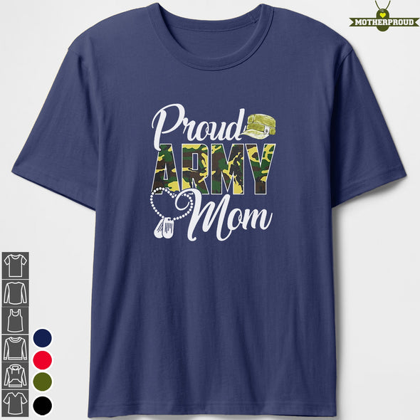Army Mom Camo Hat T-shirts