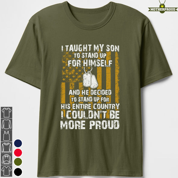 Army Mom Couldn't Be More Proud Front T-shirts