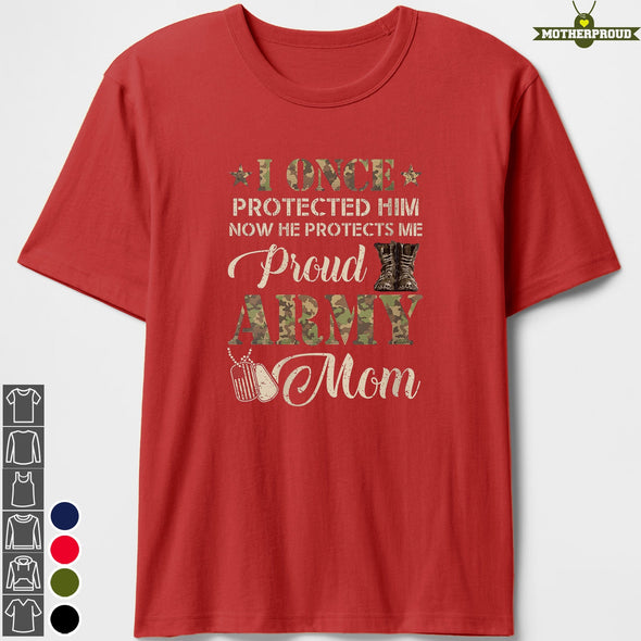Army Mom I Once Protected Camo T-shirts