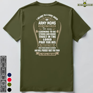 Army Mom Rare Breed T-shirts