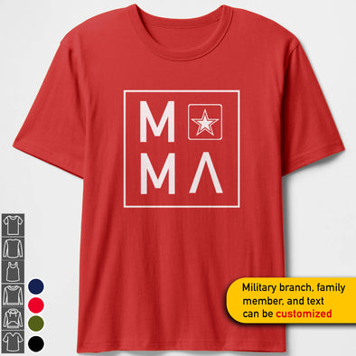 Army Mom MAMA T-shirts Military Family Apparel