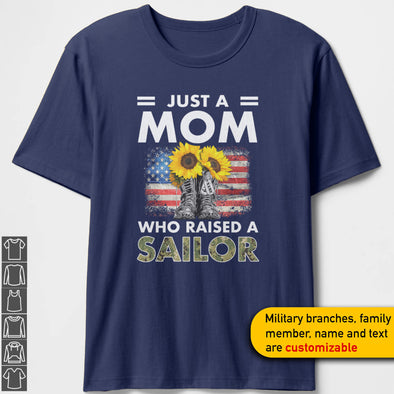 Custom Military Mom Who Raised Shirts Personalized Family Apparel