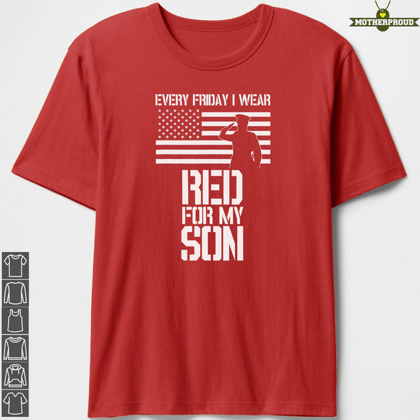 Every RED Friday My Son T-shirts