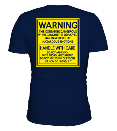 Air Force Mom Handle With Care Daughter T-shirts - MotherProud